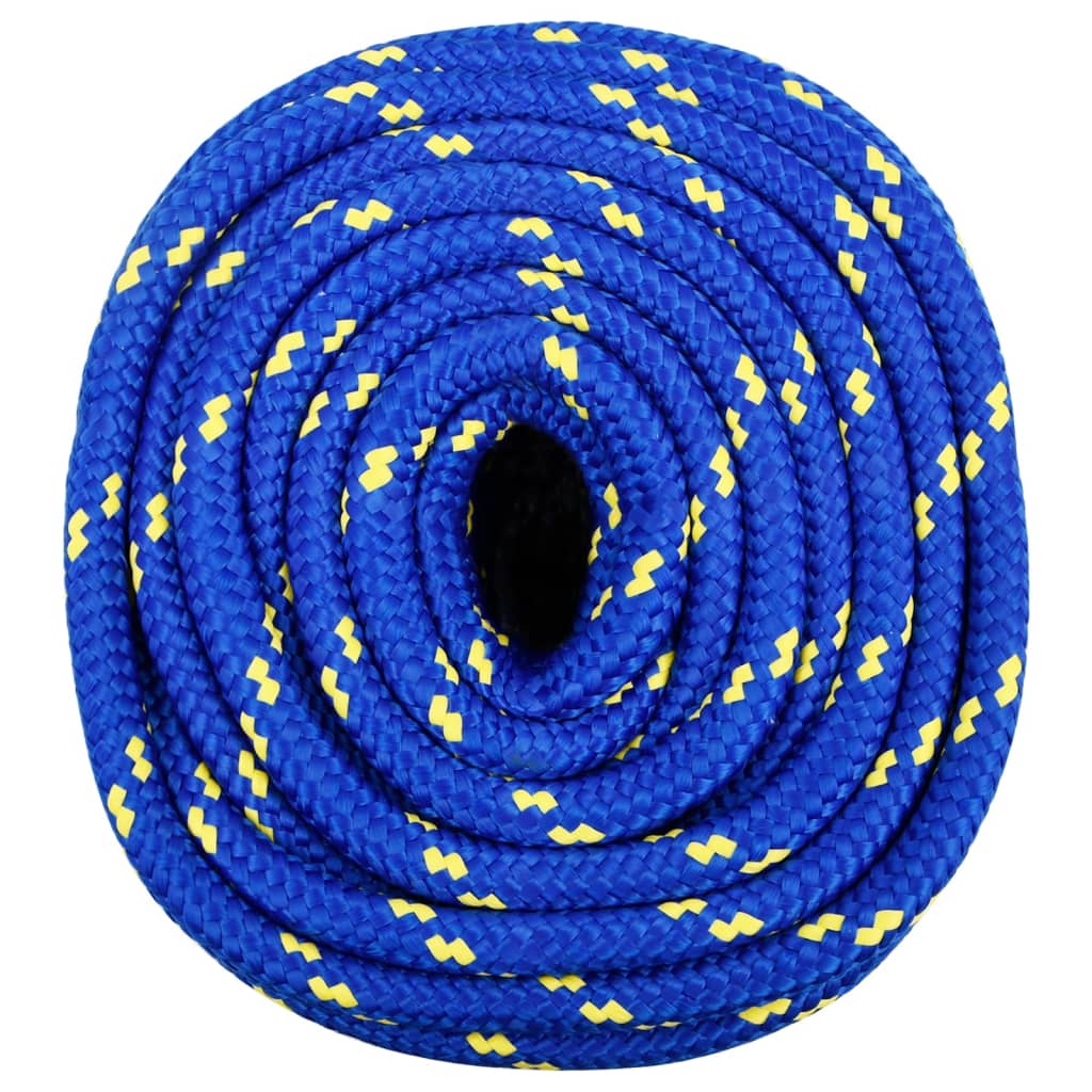 Vidaxl -Bootseil 18 mm 100 m Polypropenblau