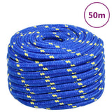 Vidaxl Bootsseil 20 mm 50 m Polypropylen blau