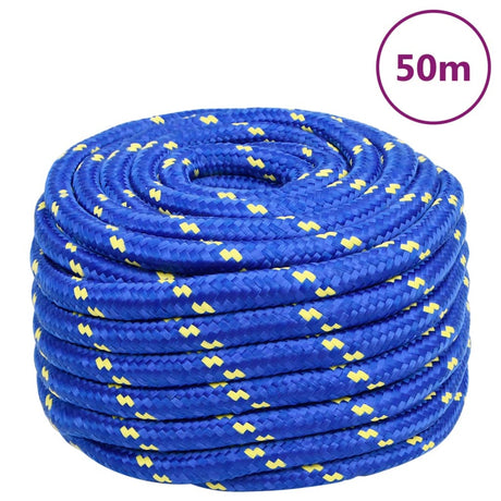 Vidaxl Bootsseil 20 mm 50 m Polypropylen blau