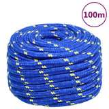 Vidaxl Bootsseil 20 mm 100 m Polypropylen blau