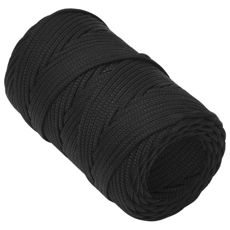 Vidaxl Bootsseil 2 mm 50 m Polypropylen schwarz