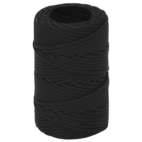 Vidaxl Bootsseil 2 mm 500 m Polypropylen schwarz