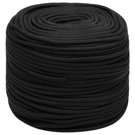 Vidaxl Bootsseil 6 mm 50 m Polypropylen schwarz