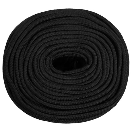 Vidaxl Bootsseil 6 mm 500 m Polypropylen schwarz