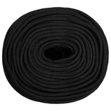 Vidaxl Bootsseil 8 mm 25 m Polypropylen schwarz