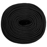 Vidaxl Bootsseil 10 mm 100 m Polypropylen schwarz