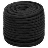 Vidaxl Bootsseil 18 mm 100 m Polypropylen schwarz