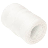 Vidaxl -Bootseil 2 mm 50 m Polypropylen Voll weiß