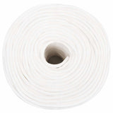 Vidaxl -Bootseil 10 mm 500 m Polypropylen Voll weiß