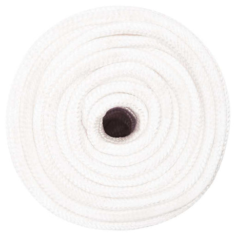 Vidaxl Bootsseil 12 mm 25 m Polypropylen massiv weiß