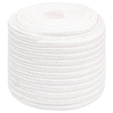Vidaxl Bootsseil 18 mm 50 m Polypropylen massiv weiß