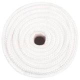 Vidaxl Bootsseil 18 mm 50 m Polypropylen massiv weiß