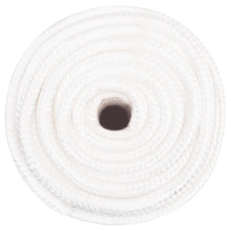 Vidaxl -Bootseil 18 mm 100 m Polypropylen Voll weiß