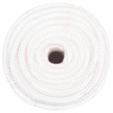 Vidaxl -Bootseil 18 mm 100 m Polypropylen Voll weiß