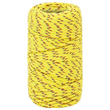 Vidaxl -Bootseil 2 mm 25 m Polypropylengelb