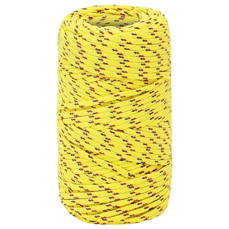 Vidaxl Bootsseil 2 mm 500 m Polypropylen gelb