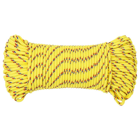 Vidaxl Bootsseil 4 mm 500 m Polypropylen gelb