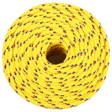 Vidaxl Bootsseil 6 mm 100 m Polypropylen gelb