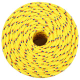 Vidaxl -Bootseil 8 mm 100 m Polypropylengelb