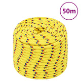 Vidaxl Bootsseil 12 mm 50 m Polypropylen gelb