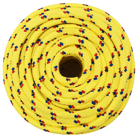 Vidaxl Bootsseil 14 mm 100 m Polypropylen gelb