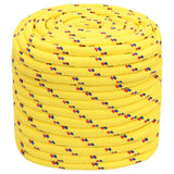 Vidaxxl Bootsseil 16 mm 25 m Polypropylen gelb