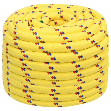 Vidaxxl Bootsseil 20 mm 25 m Polypropylen gelb