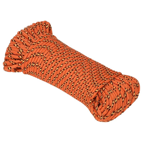 Vidaxl Bootsseil 4 mm 100 m Polypropylen orange