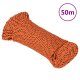 Vidaxl Bootsseil 5 mm 50 m Polypropylen Orange