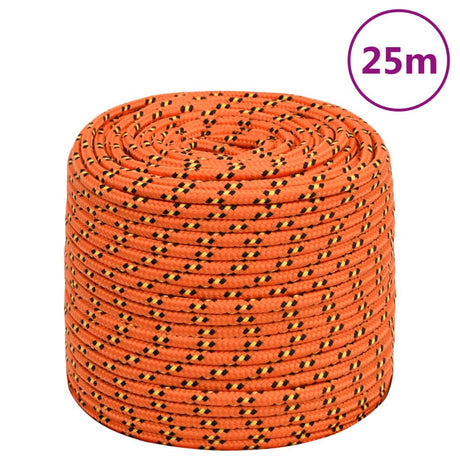 Vidaxl Bootsseil 6 mm 25 m Polypropylen Orange