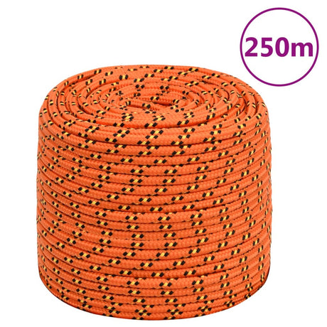 Vidaxl Bootsseil 6 mm 250 m Polypropylen orange