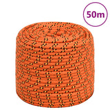 Vidaxl Bootsseil 8 mm 50 m Polypropylen Orange