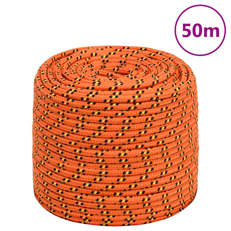 Vidaxl Bootsseil 10 mm 50 m Polypropylen orange