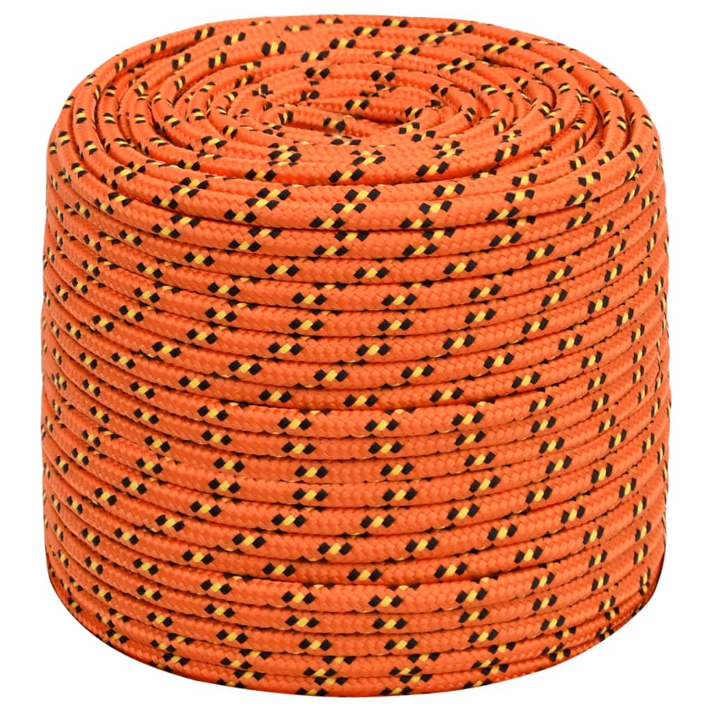Vidaxl -Bootseil 10 mm 250 m Polypropylenorange
