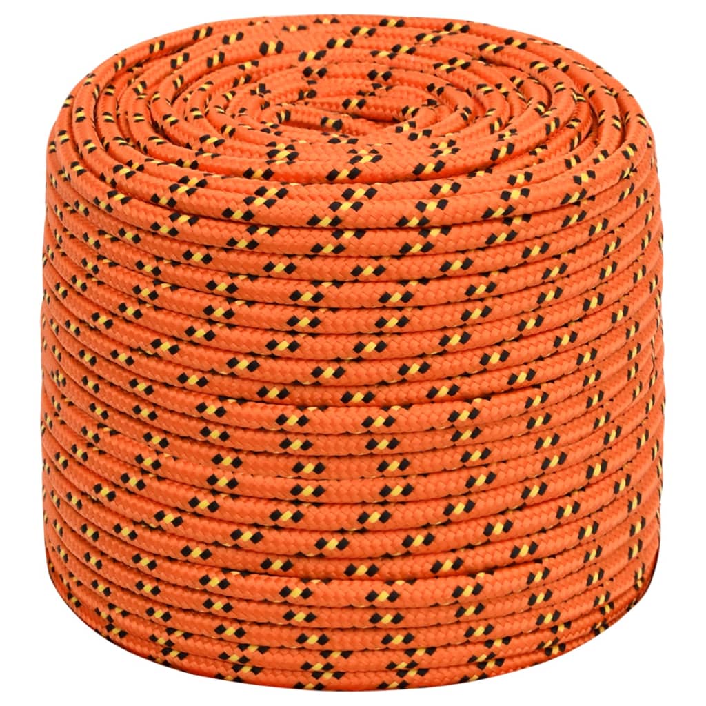 Vidaxl Bootsseil 10 mm 500 m Polypropylen Orange