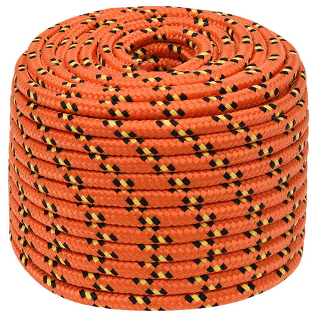 Vidaxxl Bootsseil 14 mm 50 m Polypropylen Orange