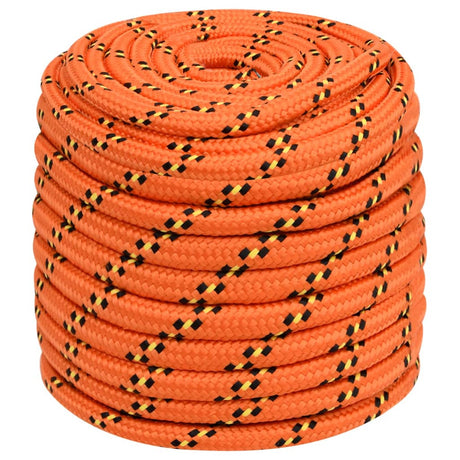 Vidaxxl Bootsseil 16 mm 50 m Polypropylen Orange