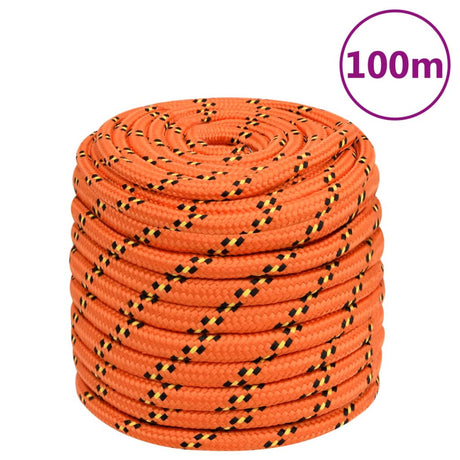 Vidaxl Bootsseil 16 mm 100 m Polypropylen Orange
