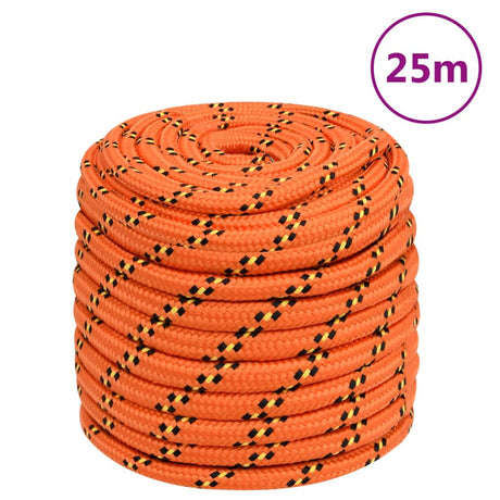 Vidaxxl Bootsseil 18 mm 25 m Polypropylen Orange