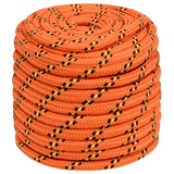 Vidaxxl Bootsseil 18 mm 25 m Polypropylen Orange