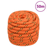 Vidaxxl Bootsseil 20 mm 50 m Polypropylen Orange