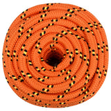 VidaXL Bootsseil 20 mm 100 m Polypropylen Orange