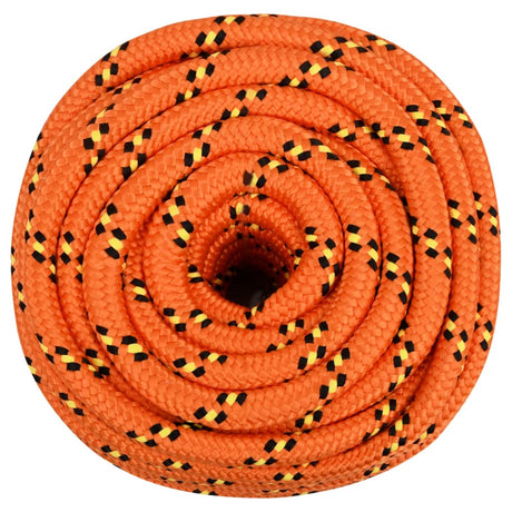 VidaXL Bootsseil 20 mm 100 m Polypropylen Orange