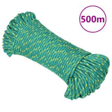 Vidaxl -Bootseil 3 mm 500 m Polypropylengrün