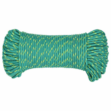Vidaxxl Bootsseil 4 mm 500 m Polypropylen grün