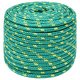 Vidaxxl Bootsseil 12 mm 100 m Polypropylen grün