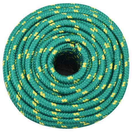 Vidaxxl Bootsseil 12 mm 100 m Polypropylen grün