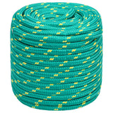 VidaXL Bootsseil 18 mm 50 m Polypropylen grün