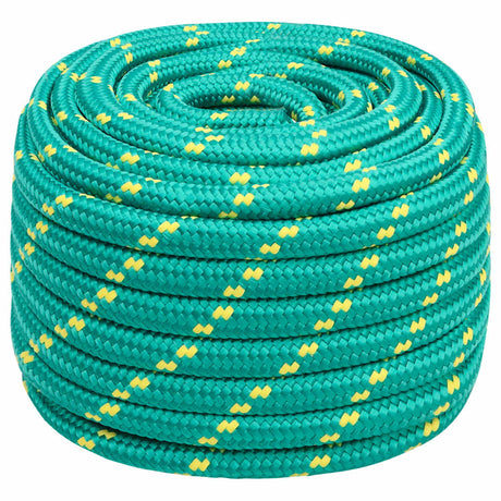 Vidaxl boottouw 20 mm 25 m polypropyleen groen