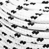 VIDAXL -Bootseil geflochten 8 mmx100 m Polyester White4